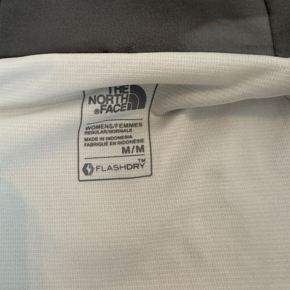 Womens The North Face Thermoball Flash Dry Vest Grey White Medium - Picture 7 of 8